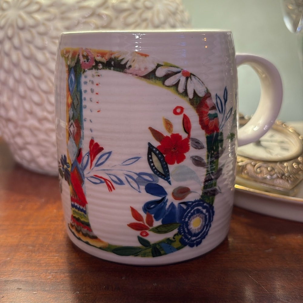 Anthropologie Monogram Mug (D)